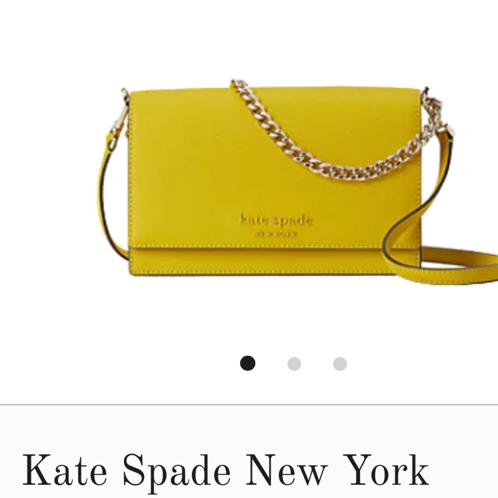COPY - Kate Spade Yellow convertible crossbody purse